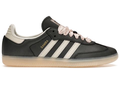 adidas Samba OG Schwarz Rosa Schnürsenkel (Damen)